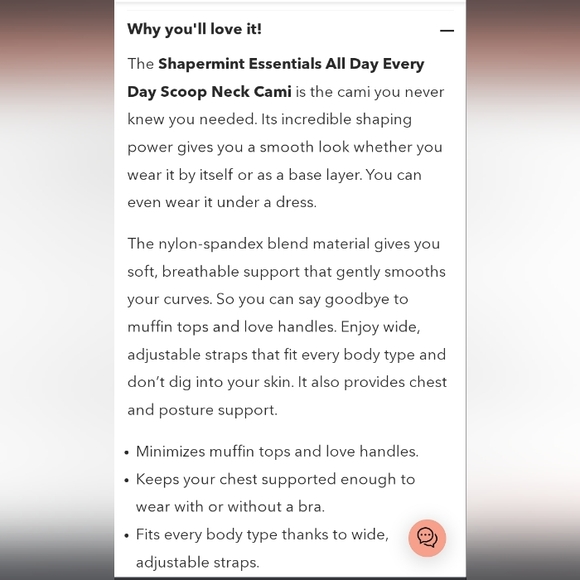 Variety of New Shapermint Essentials All Day Every Day Scoop Neck Cami/Tanks - Picture 15 of 15